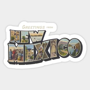 Greetings from New Mexico Sticker